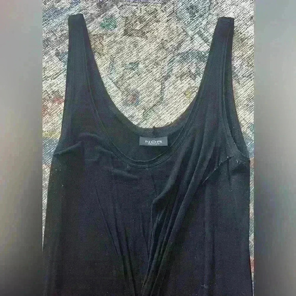 Front twist Draped Midi Stretch Classic Dress Timeless Ruched Boho Lagenlook NÖR - Picture 2 of 7